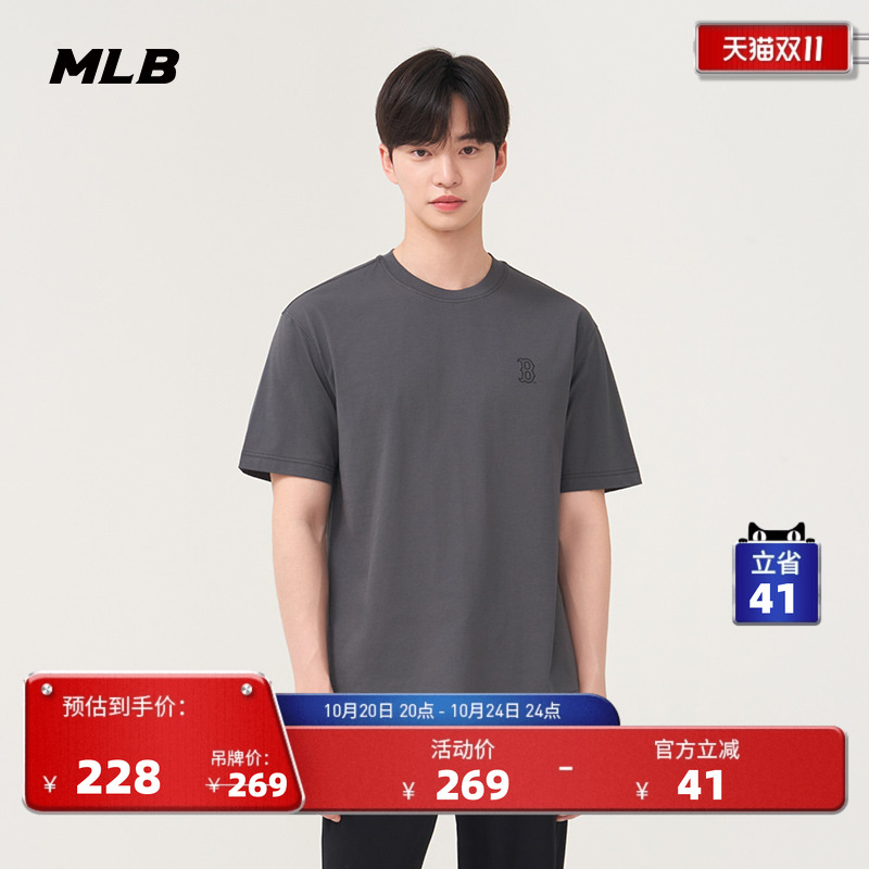 MLB情侣休闲宽松运动T恤