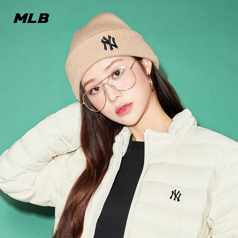 官方MLB保暖运动休闲毛线帽