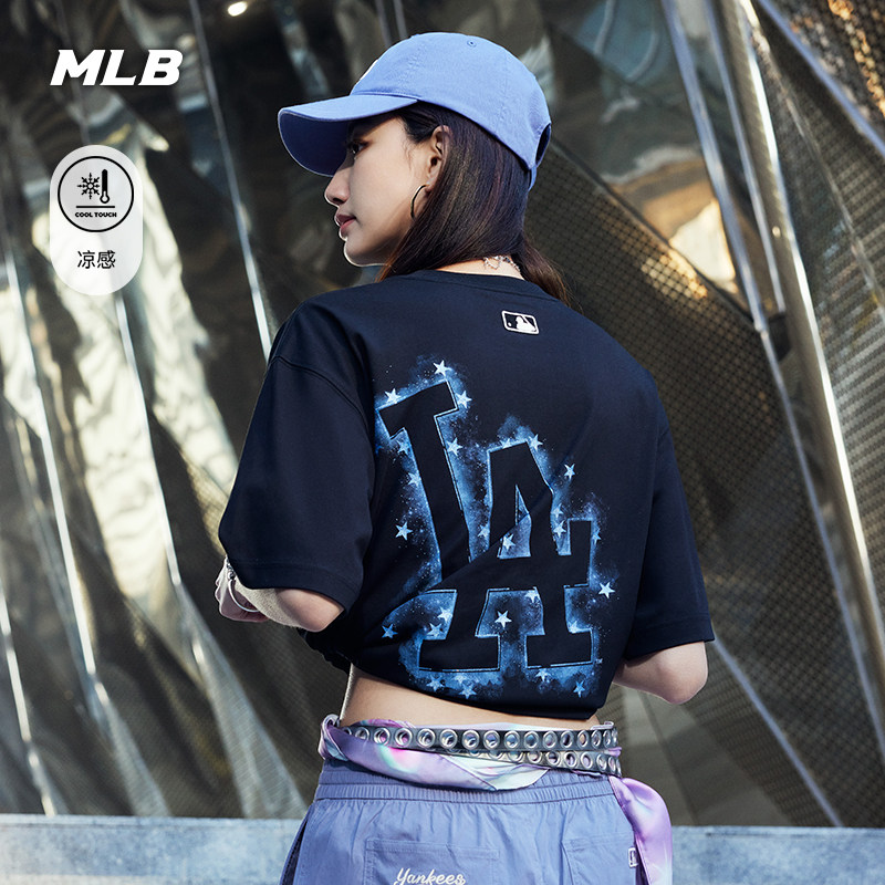 MLB情侣休闲宽松运动T恤图片