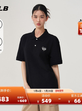 MLB官方男女情侣防晒凉感爱心polo衫时尚百搭短袖25夏季新款PQH01