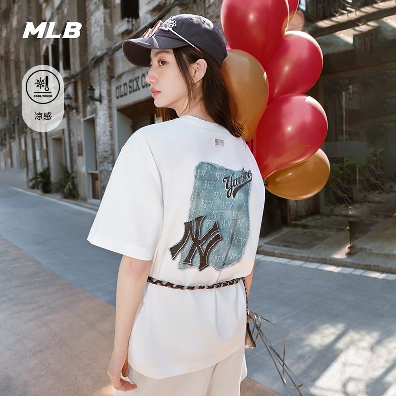 MLB官方男女情侣T恤25夏季新款