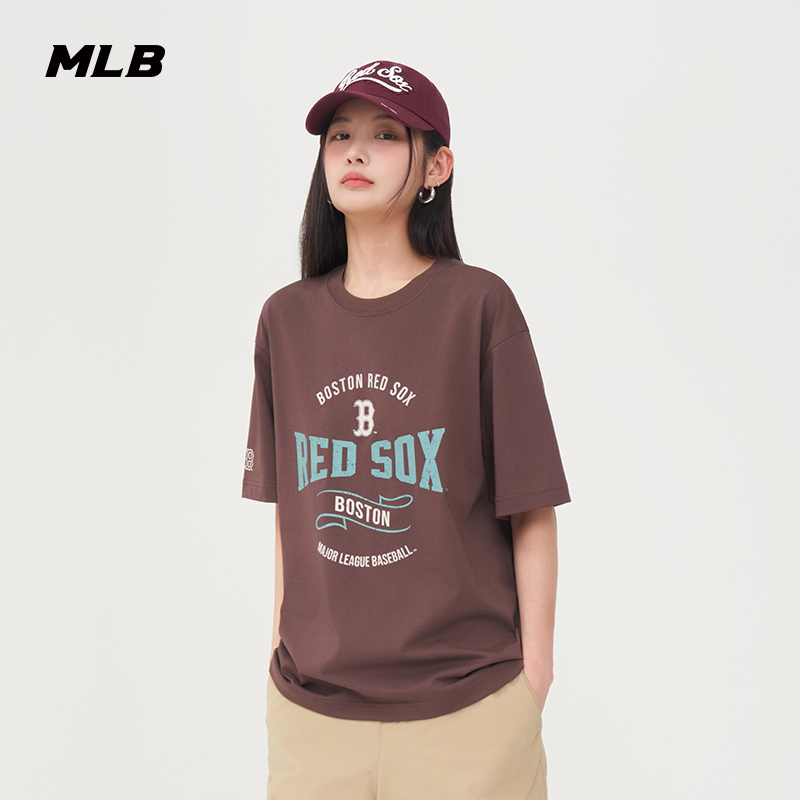 MLB情侣休闲宽松运动T恤