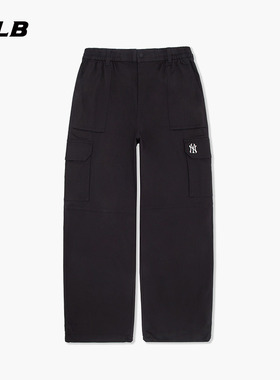 MLB官方 男女小logo工装裤经典百搭时尚阔腿裤冬季WPCN2
