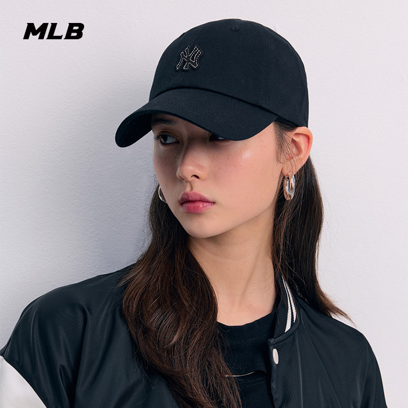 MLB官方 男女情侣运动棒球帽运动时尚软顶遮阳帽24夏季新款CPB07