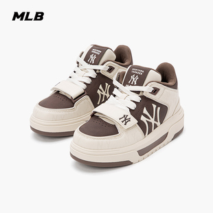 MLB官方男女情侣复古满印老花韩系通勤百搭学长鞋 SXW01 25秋冬新款