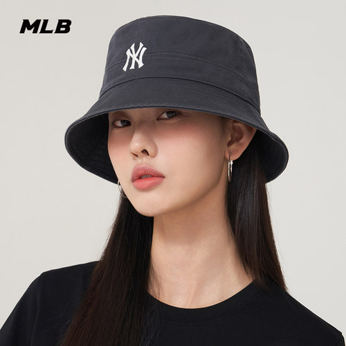 MLB官方男女情侣帽子渔夫帽