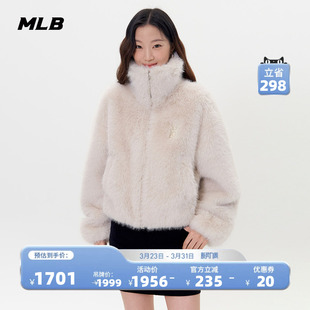 新款 MLB官方 保暖仿皮毛外套冬季 休闲百搭时尚 FDB01 女款