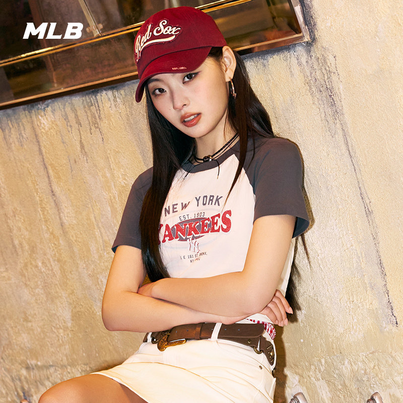 MLB情侣休闲宽松运动T恤图片