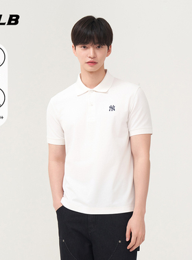 MLB官方 男女情侣百搭防晒凉感短袖polo衫25夏季新款PQB01/PQB02