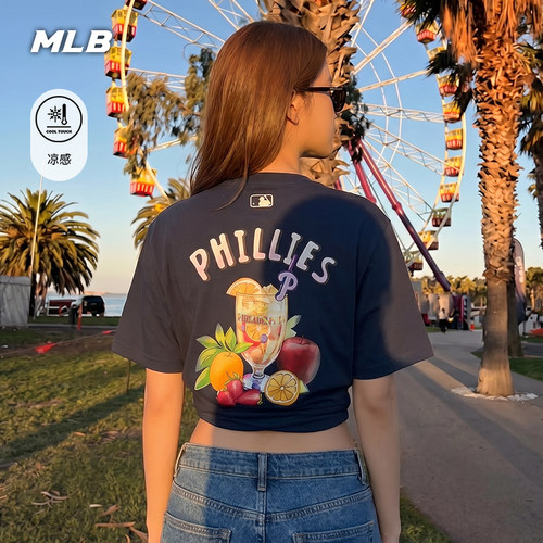 MLB官方 男女同款时尚百搭夏日水果印花凉感T恤26夏季新款TSN61