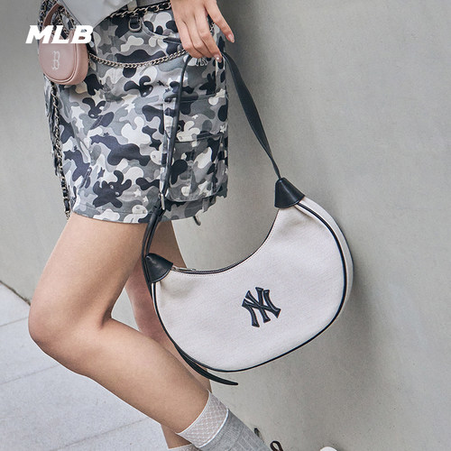 MLB官方男女同款休闲时尚潮流百搭腋下包单肩包26春季新款BQB01