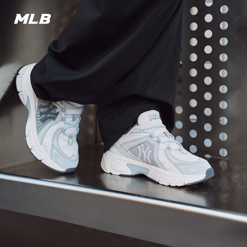 MLB官方 KARINA同款复古百搭透气运动网面跑步鞋25秋冬新款RNR02
