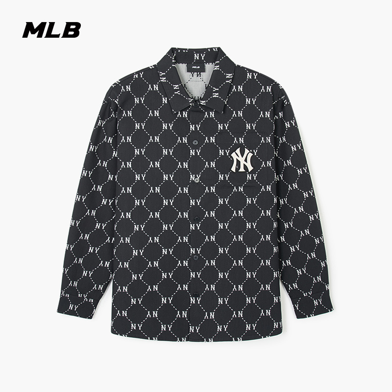 官方衬衫MLB休闲时尚男女