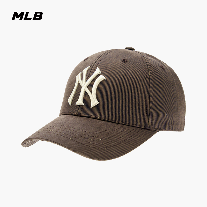 MLB官方男女情侣时尚显脸小遮阳帽百搭硬顶棒球帽25秋季新款CPB09