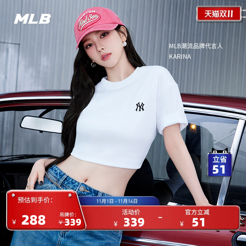 MLB情侣休闲宽松运动T恤