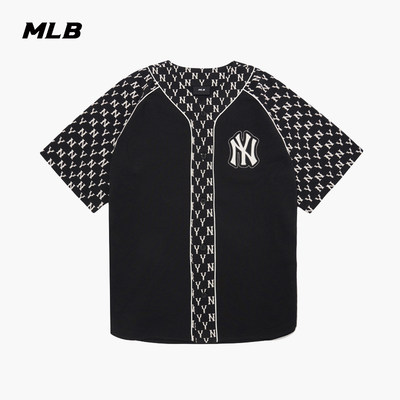 MLB官方男女老花棒球服时尚休闲