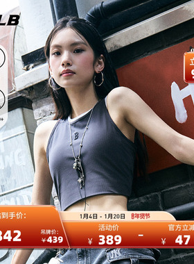 MLB官方 女款防晒凉感带胸垫工字背心25夏季新款TKB02