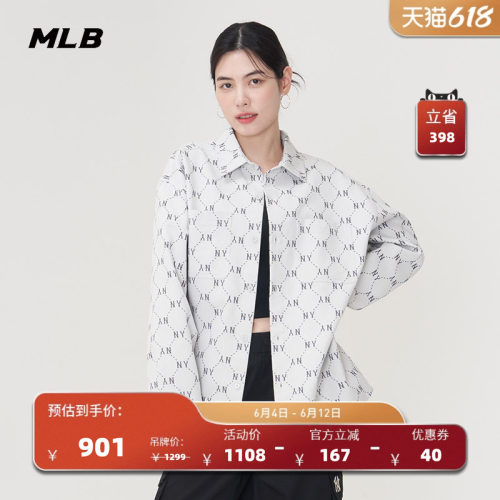 MLB衬衫休闲25春季新款