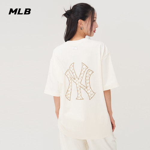 MLB情侣休闲宽松运动T恤
