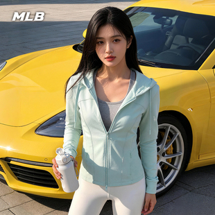 MLB官方 女款时尚百搭修身显瘦连帽拉链卫衣外套26春季新款TRB15