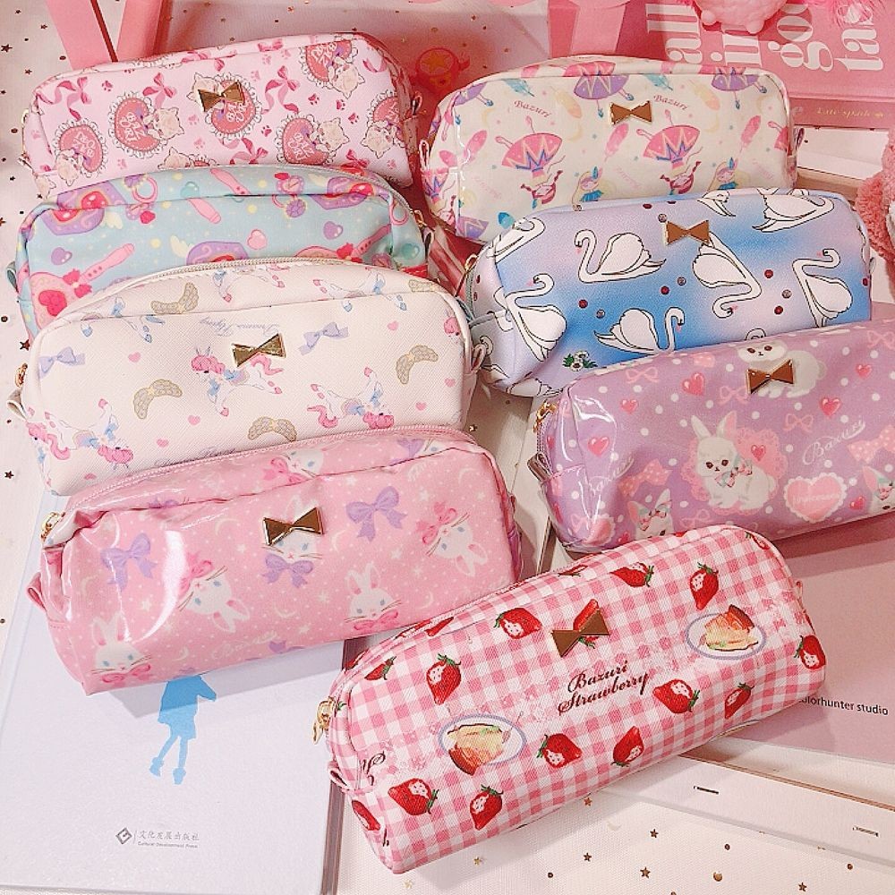 日系可爱洛丽塔少女心笔袋学生文具盒软妹卡通大容量铅笔收纳盒|ruв категории электронный словарь/электрический бумажных книг/канцелярские принадлежности, повседневной школьных принадлежностей, пенал - от Buy2taobao.com для оказания профессиональной услуги покупки агента Taobao