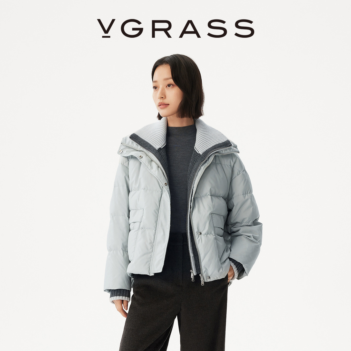 VGRASS90鹅绒轻盈羽绒服