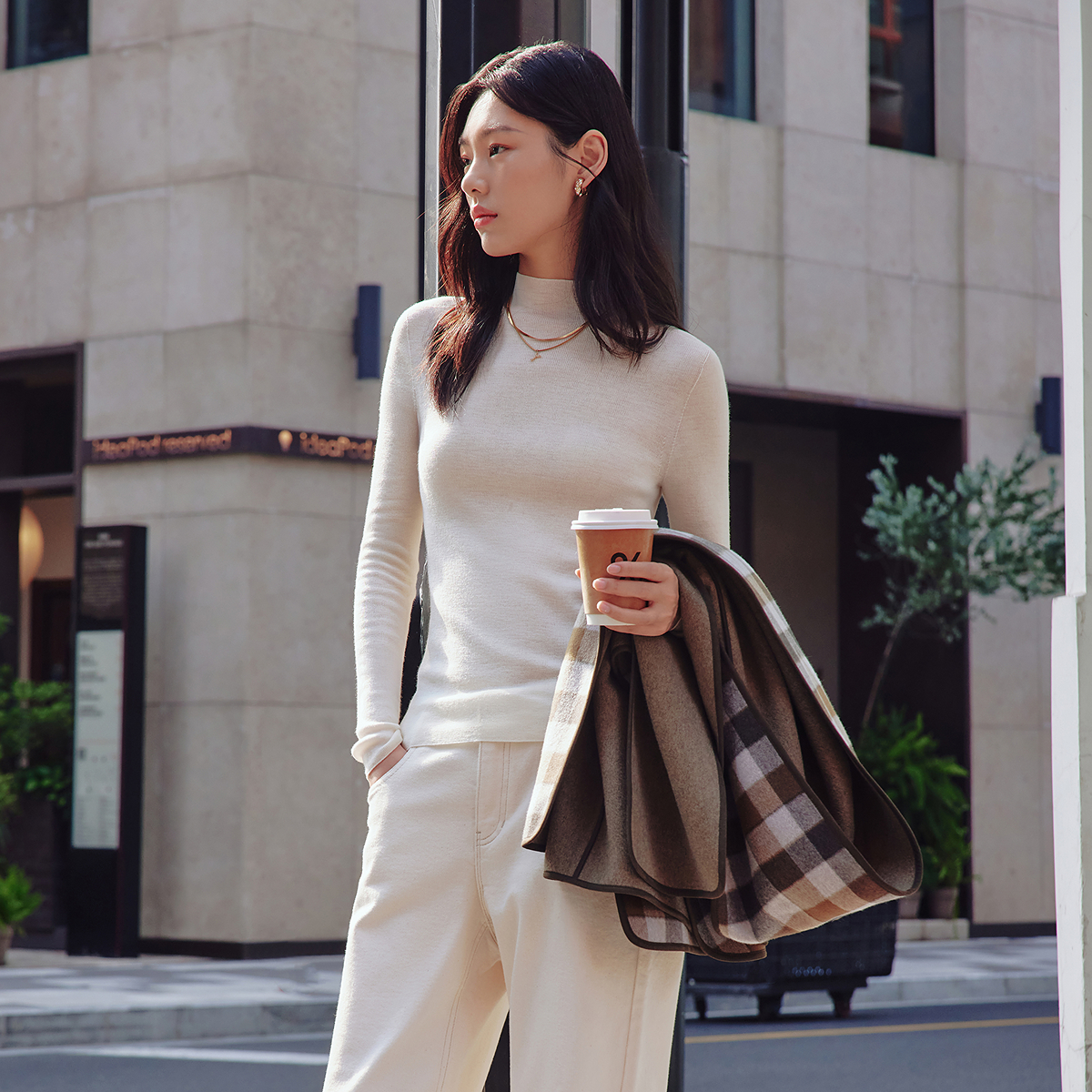 VGRASS18针无缝可机洗羊毛衫