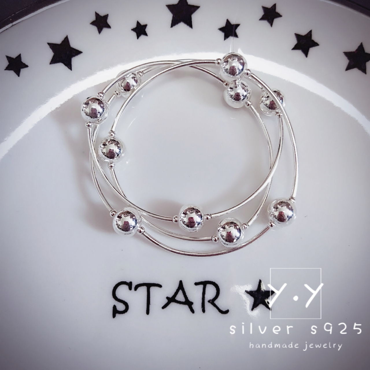 纯银通体S925手工转运