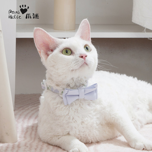 猫领结项圈安全扣脖圈防丢