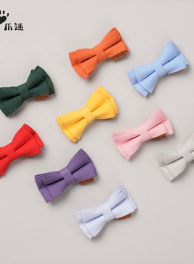 pawsholic爪迷领结猫咪狗狗蝴蝶结小中大型犬猫饰品双层立体可爱