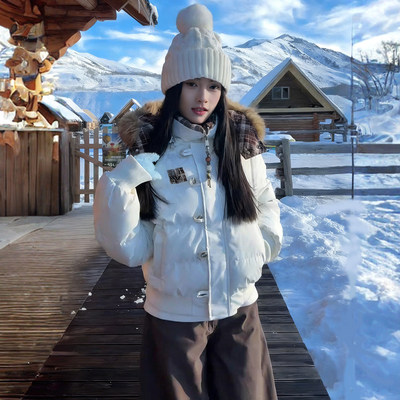 韩系超好看羽绒棉服女款2