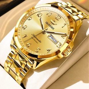 进口机芯男士 牌十大 手表男款 机械表中老年人数字表盘防水瑞士正品