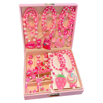 女童项链生日礼盒女孩玩具首饰盒