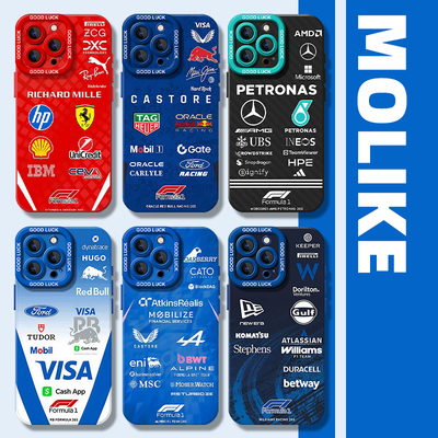 F1赛车适用苹果17promax手机壳iPhone16法拉利奔驰15新款14硅胶13mini创意12周边11车队x男生xr个性xs防摔8/7