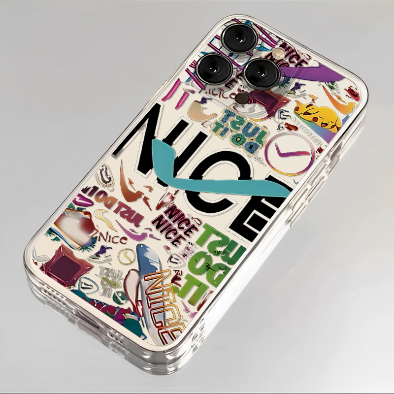 nice适用iqoo15手机壳13涂鸦z10turbo潮流12一加ace5新款neo11pro英文1+2小众3v男生9/8/7/6/vivo三星S25/s23