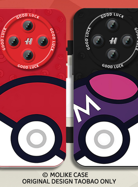 精灵球宝可梦适用oppofindx9手机壳findx8Ultra液态硅胶7pro新款6神奇宝贝5卡通4男生3防摔OPPO全包保护s十+