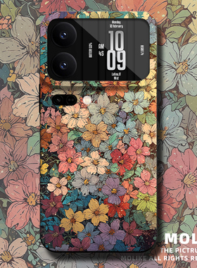 满屏花朵适用小米17promax手机壳15ultra春天14新款13红米k90巨好看80高级感70彩色60至尊版50硅胶note12套11