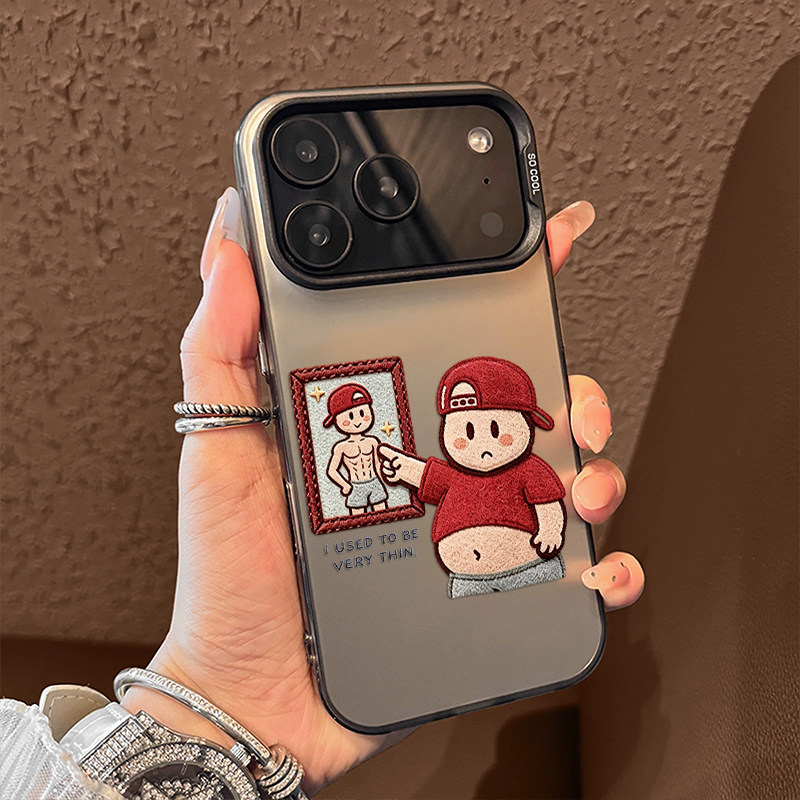 健身肌肉男适用苹果18promax手机壳iPhone17创意16新款15搞怪14个性13男生12卡通x磨砂xr创意xs外8保护7/11