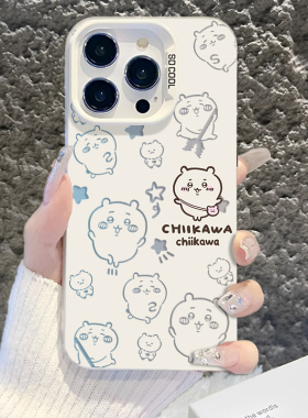 chiikawa适用iqoo15手机壳13小八z9Turbo/11s吉伊卡哇neo10pro乌萨奇8周边7se镂空6镭射vivoS20/X300/200十5+