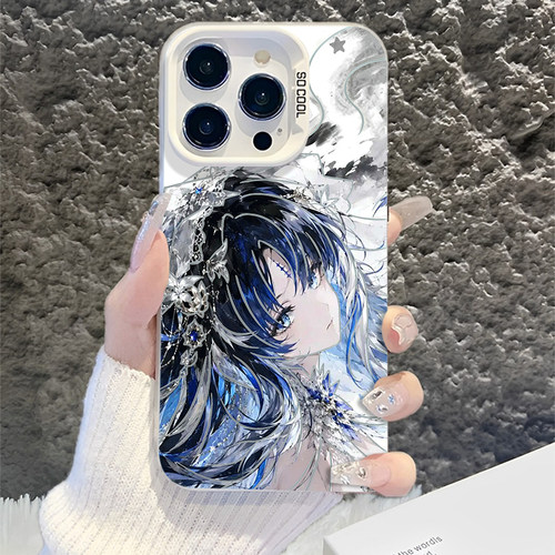 鸣潮秧秧玄翎适用iqoo15手机壳13镭射z9turbo二次元12动漫11s一加ace6新款neo10pro周边1+2男3v/9/8/7/5/vivo