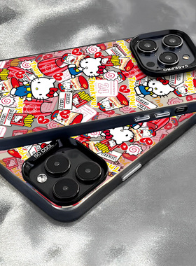 适用华为pura80美乐蒂手机壳mate70pro凯蒂猫nova14帕恰狗13少女心7荣耀400/300/40/x60镭射50磨砂magic5保护