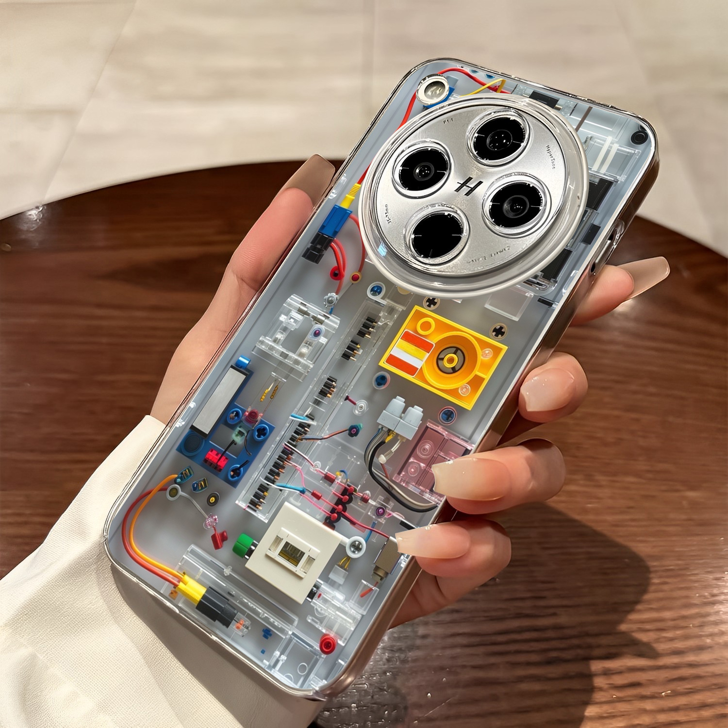 适用oppoFindX8S电路板手机壳FindX8pro创意X7新款X6机械内部结构X5小众4立体3男款OppO趣味ULTRA防摔保护套+