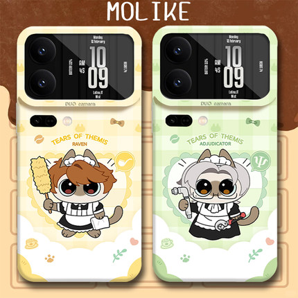 暹罗猫小豆泥适用小米17promax手机壳15ultra未定事件簿14新款13红米k90女仆80夏彦70/60至尊版50/note12/11