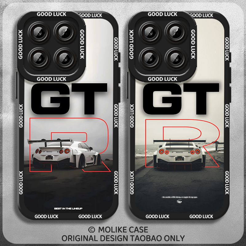 GTR跑车适用小米17promax手机壳15ultra男生14新款13红米k90硅胶80创意70黑色60至尊版50防摔note12个性11套