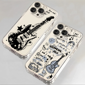 10S红米k80 k70k60k50至尊版 适用小米17手机壳15pro涂鸦吉他13ultra小众14蝴蝶11 k40k30 note12turbo