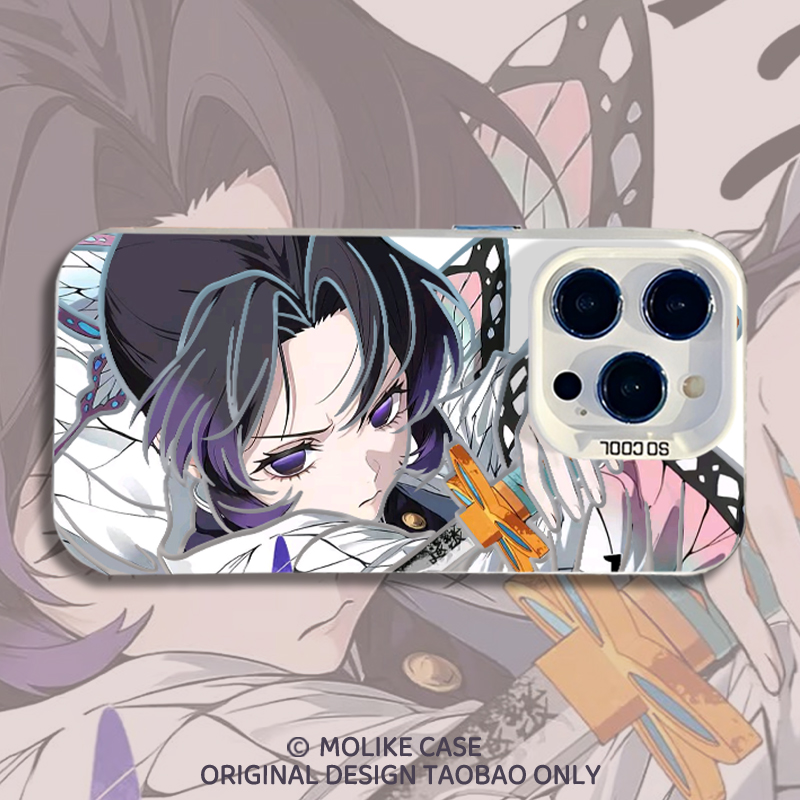 镭射虫柱蝴蝶忍适用小米17promax手机壳15ultra鬼灭之刃14新款13红米k90动漫80周边70套60至尊版50/note12/11