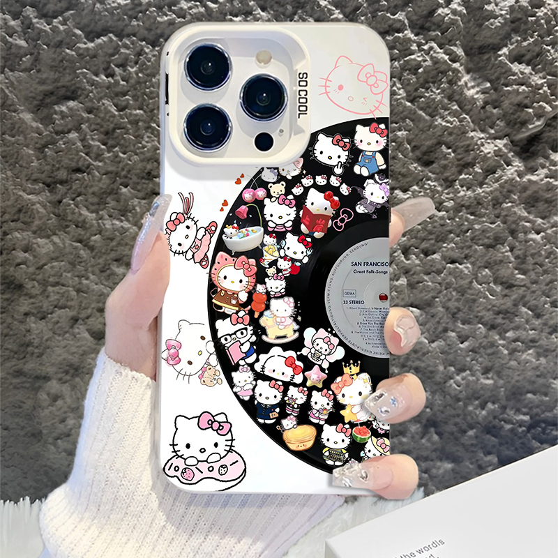 HelloKitty适用小米17手机壳15pro凯蒂猫14唱片13ultra卡通11女10s红米k80/70/60/50至尊版40/30/note12turbo