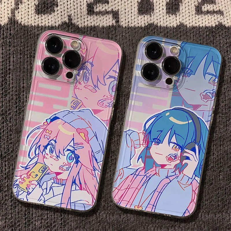 适用苹果16手机壳iPhone15promax孤独摇滚14波奇酱13mini山田凉12动漫11后藤一里x新款xr透明xs保护套8/7外壳