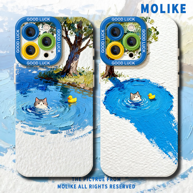 油画小猫适用小米17promax手机壳15ultra情侣14新款13红米k90硅胶80可爱70卡通60创意50至尊版note12全包11套,3C数码配件,手机保护套/壳,淘宝优惠券,粉丝福利购,淘宝优惠卷