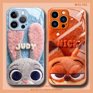 neo10pro朱迪1 2玻璃3v外9 vivo 疯狂动物城2适用iqoo15手机壳13情侣z9turbo毛绒2尼克11s一加ace5新款